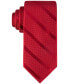 ფოტო #1 პროდუქტის Men's Solid Textured Stripe Tie