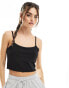 Фото #1 товара Noisy May cropped seamless cami top in black