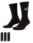 Фото #2 товара Nike Basketball Everyday unisex 3 pack of socks in black