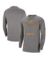 Фото #1 товара Men's Charcoal Los Angeles Lakers 2023/24 City Edition Max90 Expressive Long Sleeve T-shirt