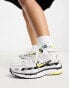 Nike P-6000 trainers in white and silver