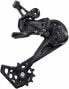 Фото #1 товара microSHIFT ADVENT Rear Derailleur - 9 Speed, Long Cage, Black, With Clutch