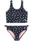 Фото #1 товара Big Girls Printed Knot-Detail Tankini Swimsuit, 2 Piece Set