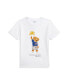 Фото #1 товара Toddler and Little Boys Polo Bear Cotton Jersey T-shirt