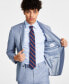 Фото #4 товара Men's Skinny-Fit Wool-Blend Infinite Stretch Suit Jacket