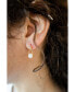 Leighton - faux pearl pendant earrings