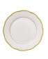 Porcelain China 57 Piece Gloria Wavy Dinnerware Set, Service for 8