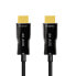 Фото #2 товара LogiLink CHF0105 - 50 m - HDMI Type A (Standard) - 3 x HDMI Type A (Standard) - 3D - 18 Gbit/s - Black
