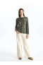LCW Grace Bağlamalı Yaka Çiçekli Uzun Kollu Kadın Bluz