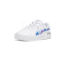 Фото #2 товара Puma Carina 2.0 First Frost Lace Up Girls White Sneakers Casual Shoes 39522101