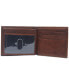 ფოტო #2 პროდუქტის Men's Traveler RFID Extra-Capacity Bifold Leather Wallet