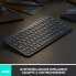 Фото #4 товара Logitech Wireless Keyboard - MX Keys Mini - GRAPHITE - Kompakt, Bluetooth, Hintergrundbeleuchtung fr MAC, iOS, Windows, Linux, Android