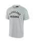ფოტო #3 პროდუქტის Men's and Women's Gray Cleveland Browns Super Soft Short Sleeve T-shirt
