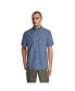 Фото #1 товара Men's Short Sleeve Button Down Chambray Traditional Fit Shirt