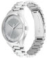 ფოტო #2 პროდუქტის Grey Stainless Steel Bracelet Watch 40mm