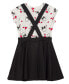 ფოტო #4 პროდუქტის Toddler Girls Minnie Hearts Short Sleeve T-shirt and Dress, 2 Pc. Set