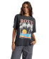 ფოტო #1 პროდუქტის Juniors' Cotton Bring The Good Vibes Crewneck Tee