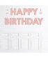 Фото #1 товара Pink Rose Gold Birthday Party Large Banner Wall Decals Happy Birthday