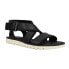Фото #2 товара TOMS Sidney Strappy Womens Black Casual Sandals 10017854T