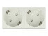 Фото #4 товара Delock 81325 - CEE 7/3 - White - Acrylonitrile butadiene styrene (ABS) - Plastic - 250 V - 16 A - 45 mm