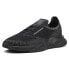 Фото #2 товара Puma Pd Pwrplate Sport Lace Up Mens Black Sneakers Casual Shoes 30810901