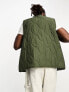 Nike Life insulated woven gilet in khaki