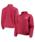 Women's Crimson Alabama Crimson Tide Unstoppable Chic Quilted Quarter-Zip Jacket