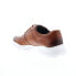 Фото #11 товара Robert Graham Boccaccio RG5417L Mens Brown Leather Lifestyle Sneakers Shoes