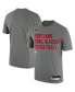Фото #1 товара Men's Heather Gray Portland Trail Blazers 2023 Sideline Legend Performance Practice T-shirt