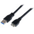 Фото #2 товара Аксессуар USB-кабель микро B Startech.comCertified SuperSpeed USB 3.0 A to Micro B Cable - M/M - 1 м - USB A - Micro-USB B - USB 3.2 Gen 1 (3.1 Gen 1) - 5000 Mbit/s - Черный