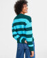 Фото #4 товара Women's Shaker Crewneck Long-Sleeve Sweater, Created for Macy's