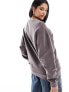 Фото #5 товара ASOS DESIGN unisex oversized sweatshirt in washed brown