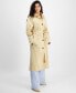Фото #3 товара Women's Button-Front Trench Coat