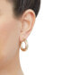 ფოტო #2 პროდუქტის Twist Hoop Earrings in 14k Gold, 1 inch