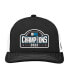 ფოტო #1 პროდუქტის Men's Black, White Michigan Wolverines 2022 Big Ten Conference Champions Locker Room Adjustable Trucker Hat