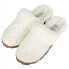 Фото #2 товара Jessica Simpson Womens Cable Knit Scuff Slippers - Cream/Small