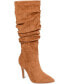 Фото #1 товара Women's Sarie Extra Wide Calf Ruched Stiletto Boots