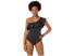 Фото #2 товара Tommy Bahama Women's 183725 Pearl One-Piece Swimsuits Black Size 14