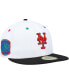 Men's White, Black New York Mets 1969 World Series Primary Eye 59FIFTY Fitted Hat