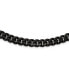 Stainless Steel Brushed Black IP-plated 10mm Curb Necklace