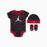 Фото #1 товара [NJ0493-023] Baby Air Jordan Bodysuit, Hat and Booties 3-PC Box Set