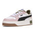 Фото #3 товара Puma Carina Street Perforated Platform Womens Pink, White Sneakers Casual Shoes