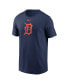 Фото #2 товара Men's Navy Detroit Tigers Fuse Logo T-Shirt