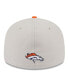 ფოტო #5 პროდუქტის Men's Stone, Orange Denver Broncos 2023 NFL Draft Low Profile 59FIFTY Fitted Hat