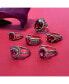 ფოტო #4 პროდუქტის Creme Brulee® Raspberry Rhodolite (2-1/3 ct. t.w.) & Diamond (3/8 ct. t.w.) Ring in 14k Rose Gold