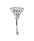 ფოტო #6 პროდუქტის Moissanite Marquise Engagement Ring (3-1/3 Carat Total Weight Diamond Equivalent) in 14K White Gold