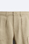 Relaxed fit cargo trousers