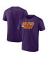 Фото #1 товара Men's Purple Phoenix Suns Hometown Collection Rally The Valley T-shirt