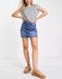 Only Noel classic denim mini skirt in blue