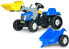 Фото #1 товара Детский веломобиль Rolly Toys Traktor New Holland z Łyżką i Przyczepą (5023929)